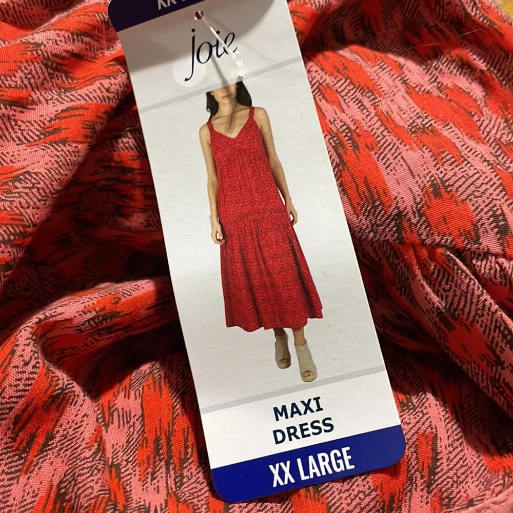 HP! NWT Joie Tea Rose 100% Cotton Maxi Dress - Picture 6 of 10